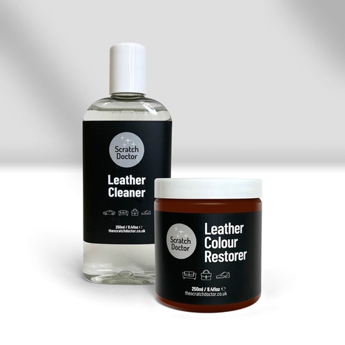 Medium brown leather cleaner - cleaner, &