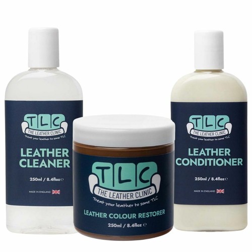 Medium brown leather - leather, cleaner
